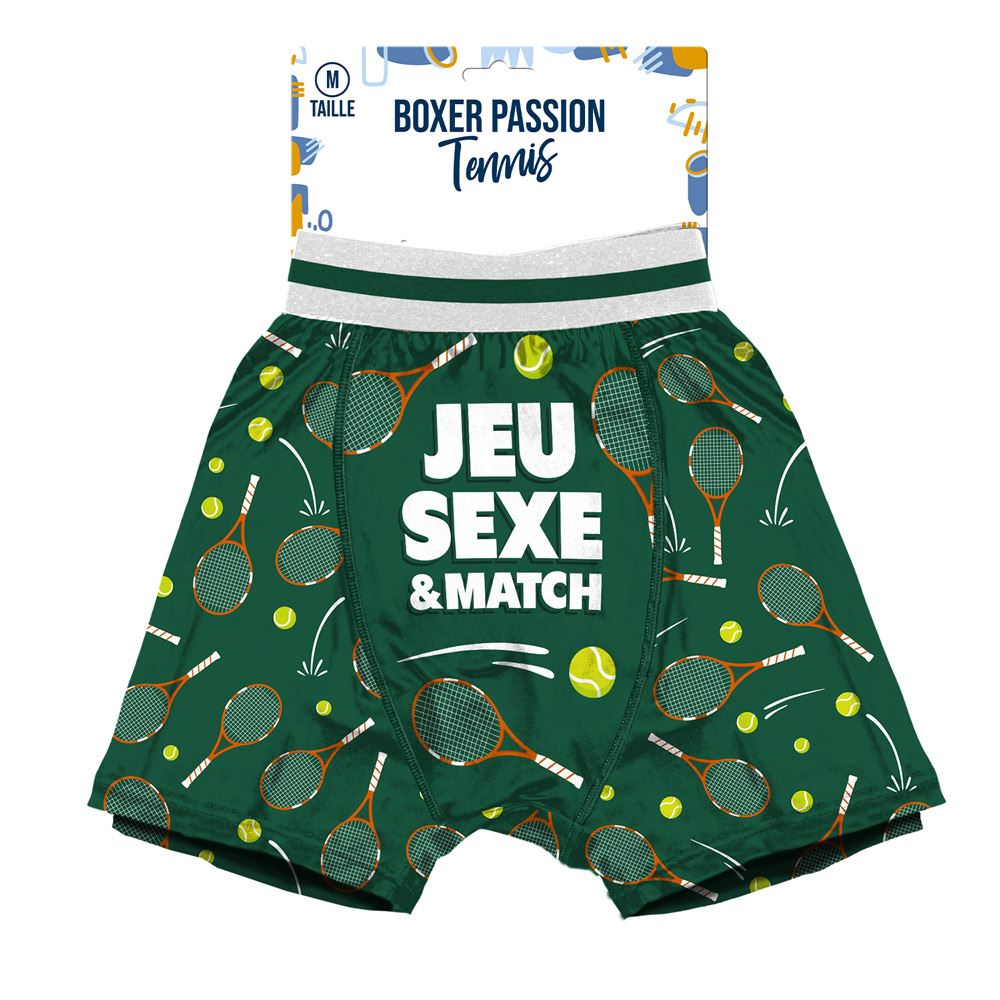 Boxer passion tennis taille m
