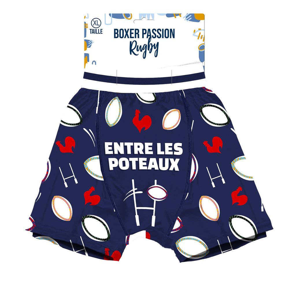 Boxer passion rugby taille xl