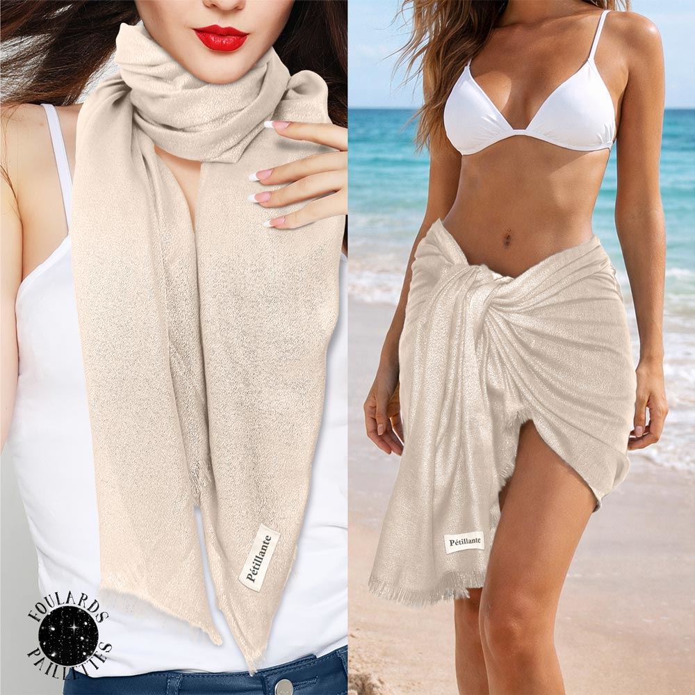 Rubrique Foulards / Tongs & Claquettes Paillettes