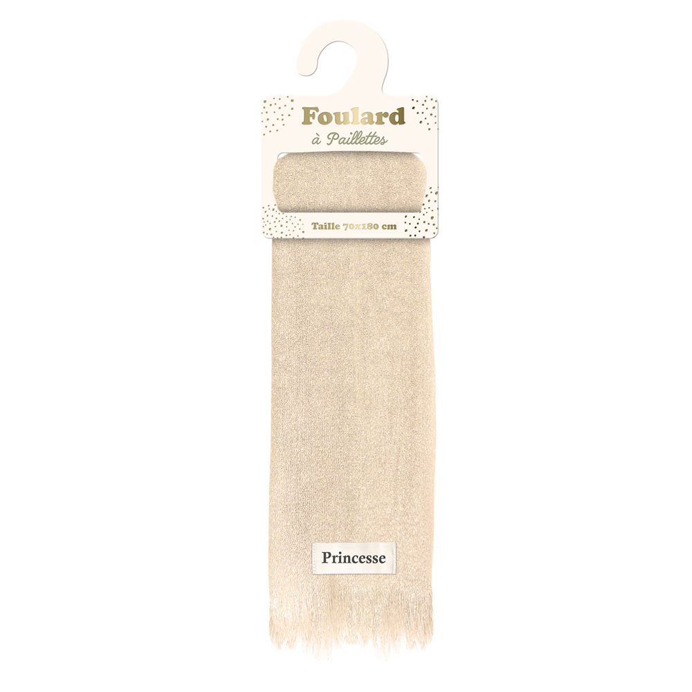 Foulard/pareo paillettes princesse