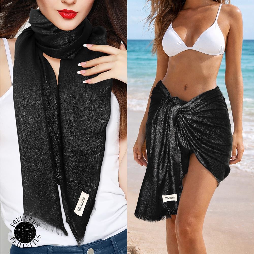 Rubrique Foulards / Tongs & Claquettes Paillettes