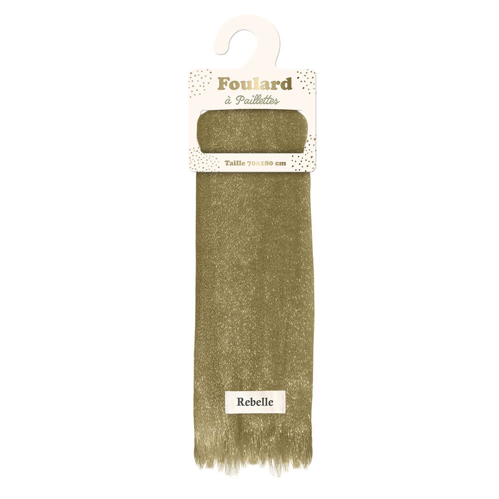 Foulard/pareo paillettes rebelle