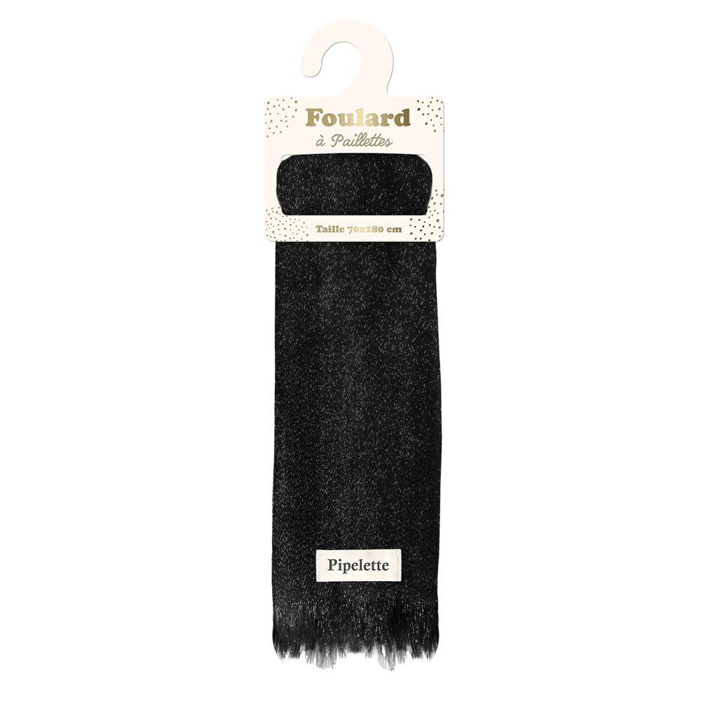 Foulard/pareo paillettes pipelette