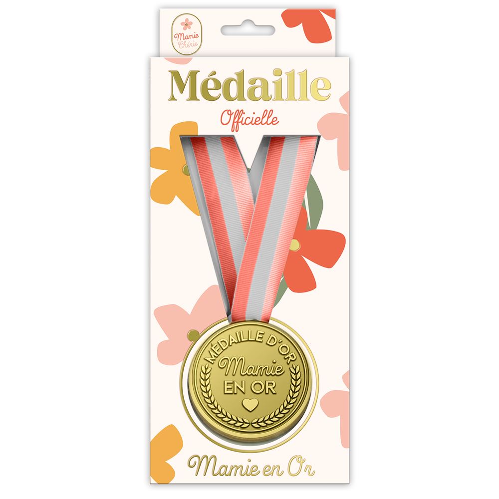 Medaille d or mamie en or