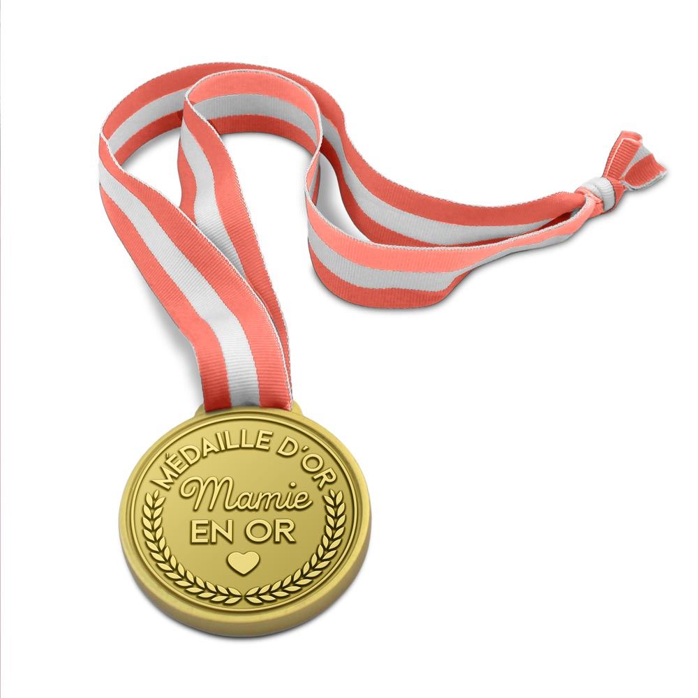 Medaille d or mamie en or