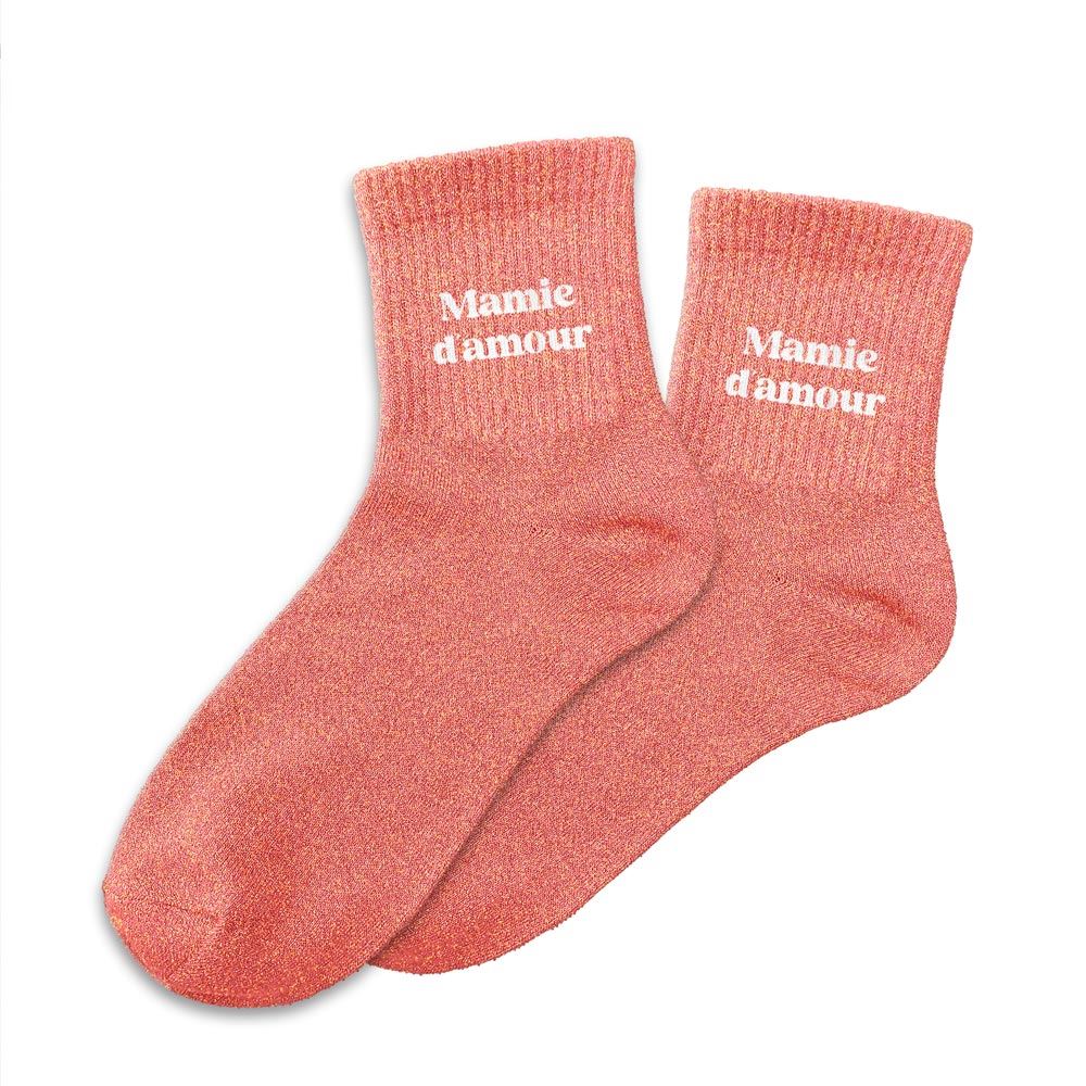 Chaussettes paillettes mamie d amour