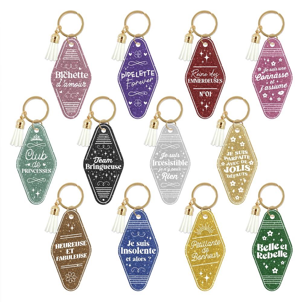 Display porte cles motel paillettes