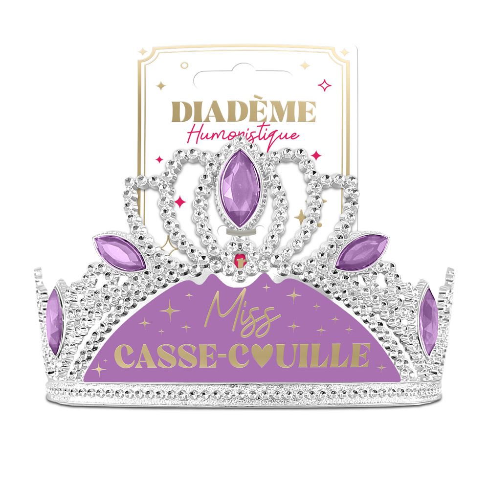 Diademe humoristique miss casse couille