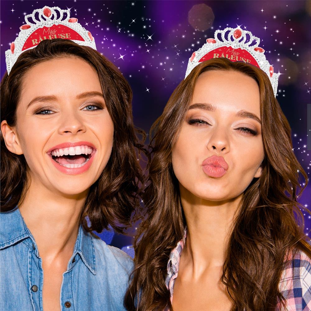 Diademe humoristique miss raleuse