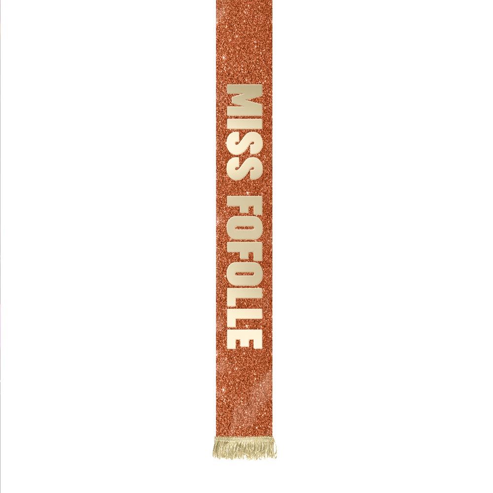 Echarpe miss dore a paillettes miss fofolle