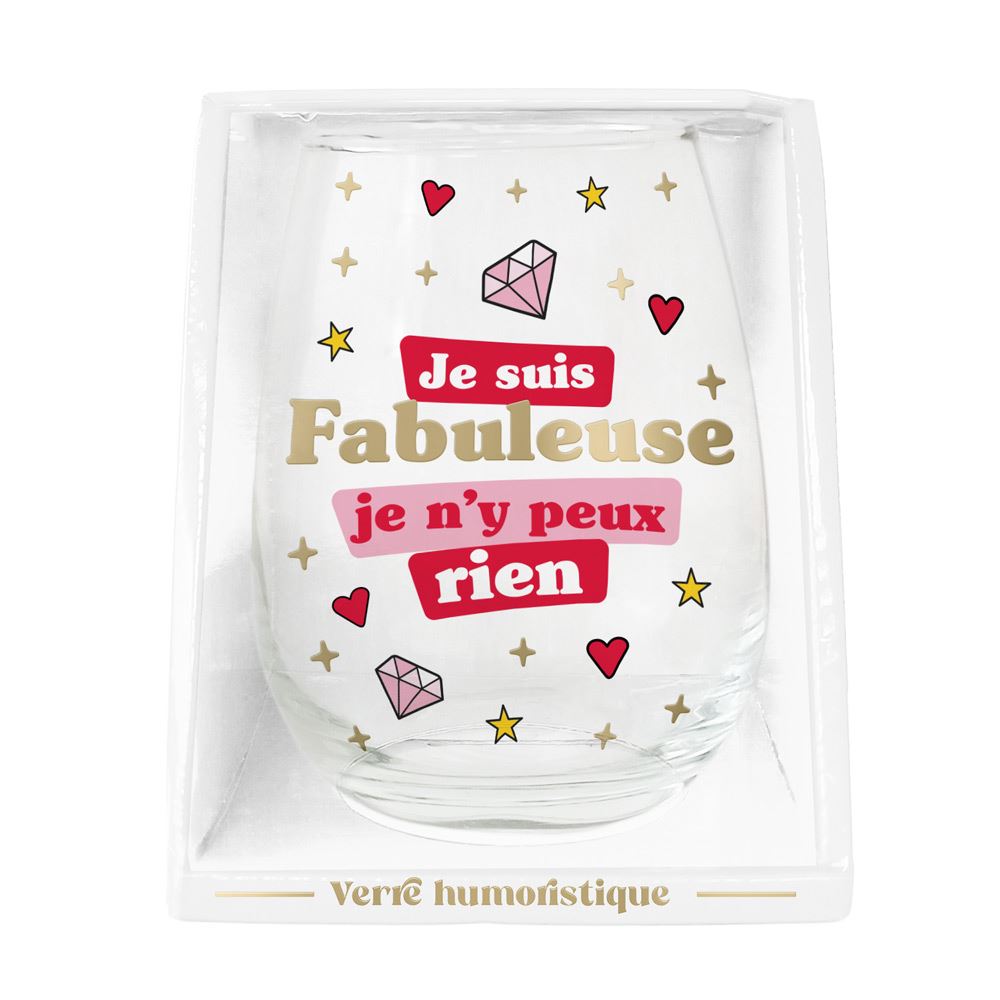 Verre rond fabuleuse