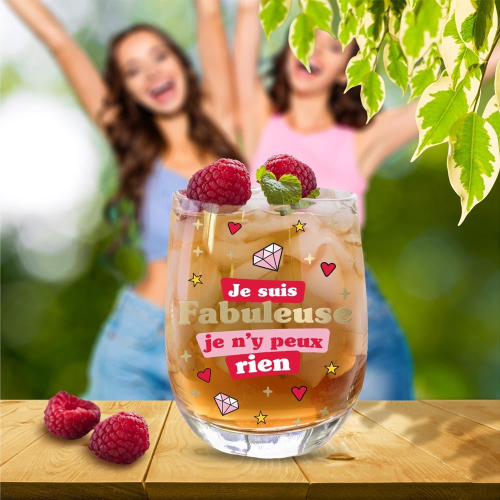 Verre rond fabuleuse