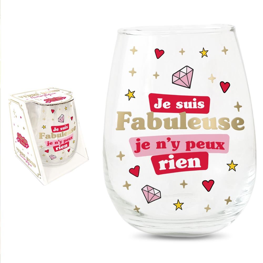Verre rond fabuleuse