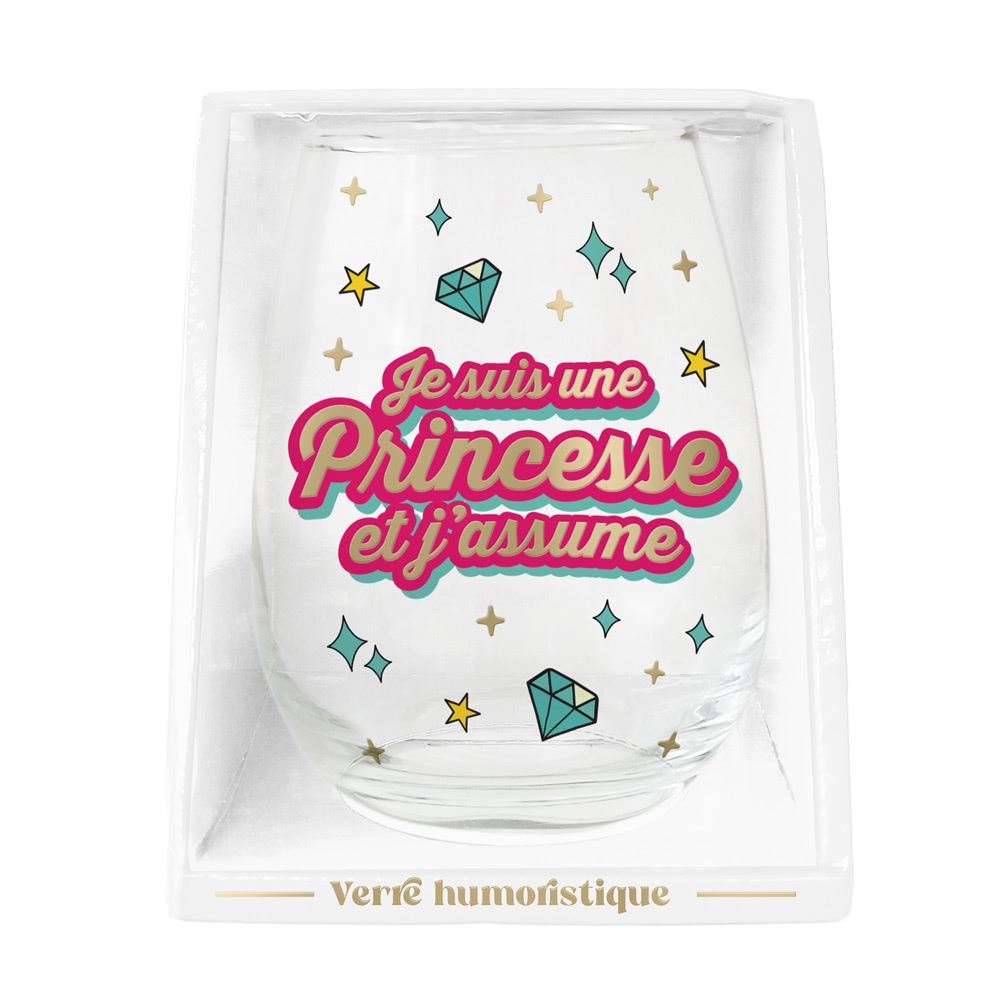 Verre rond princesse