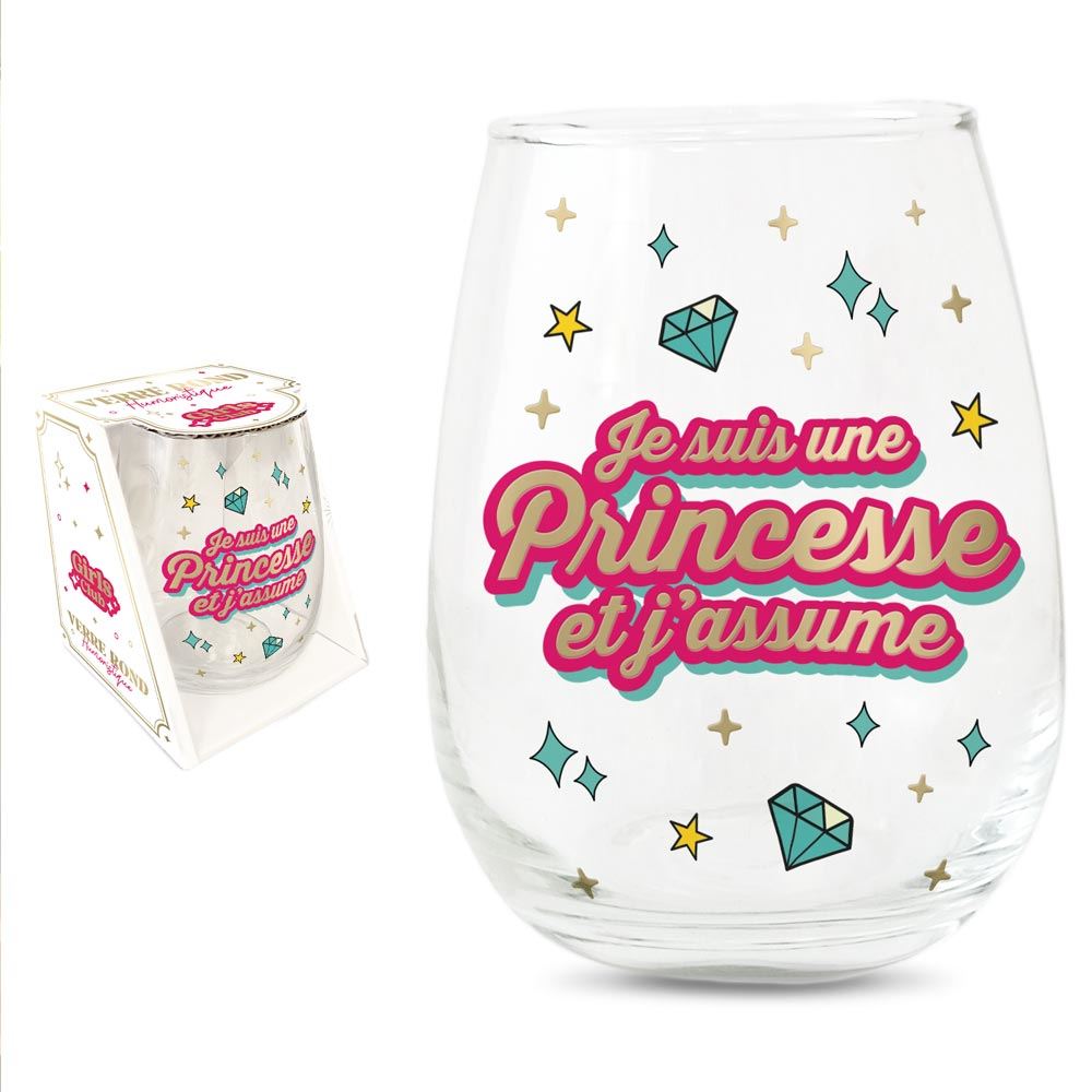 Verre rond princesse