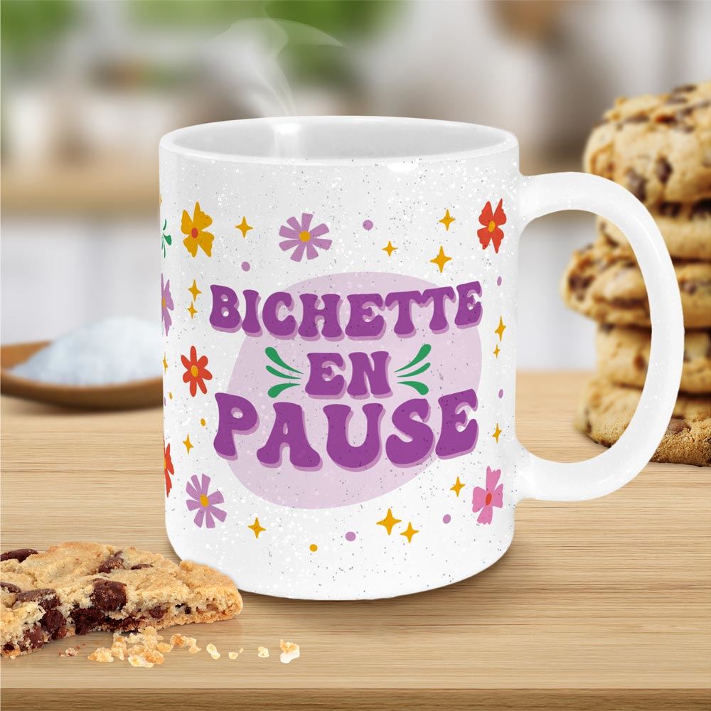 Mug a paillettes bichette