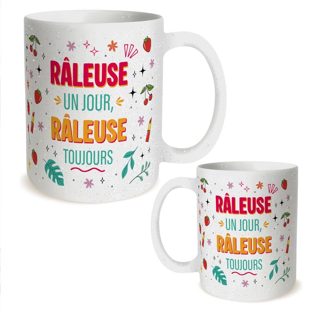 Mug a paillettes raleuse