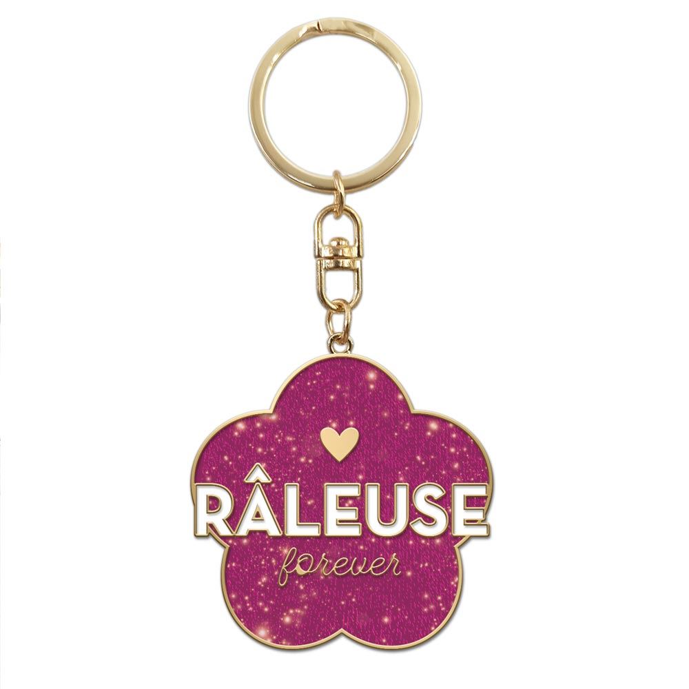 Porte cles paillettes raleuse
