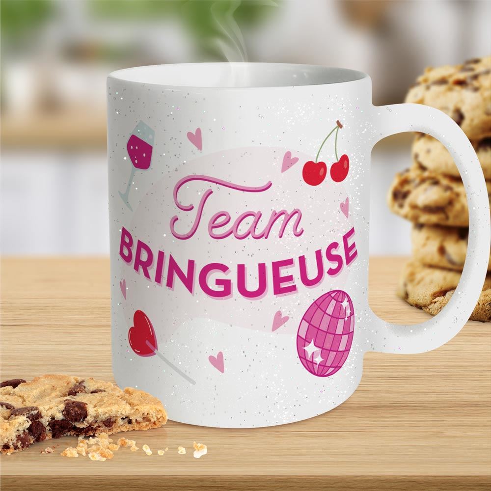 Mug a paillettes bringueuse