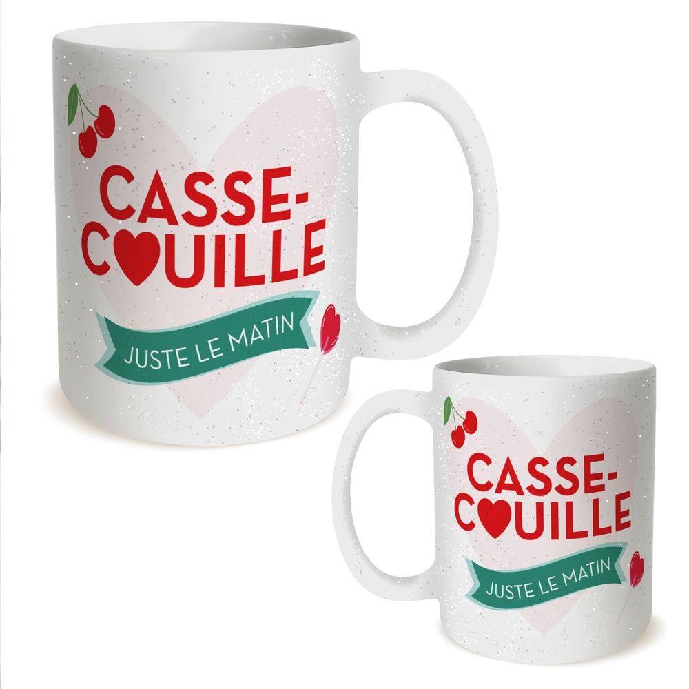 Mug a paillettes casse couille