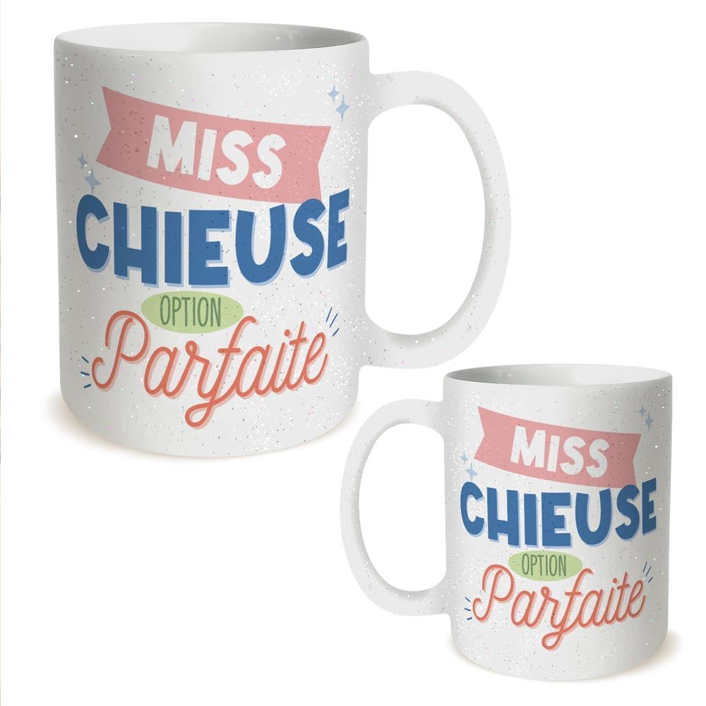 Mug a paillettes chieuse