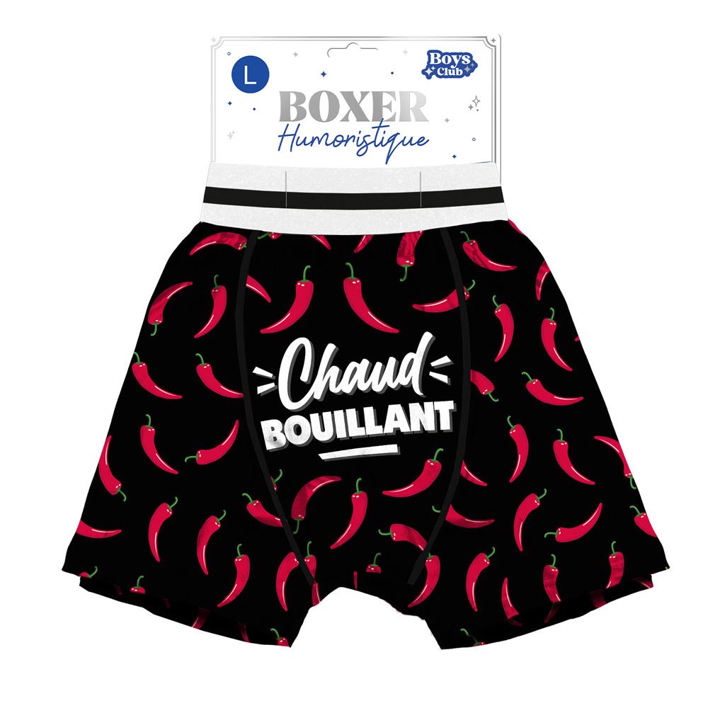 Boxer humo chaud bouillant taille l