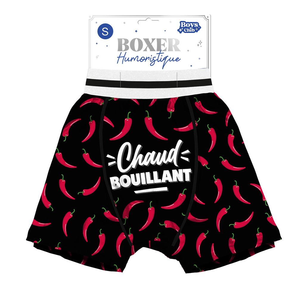 Boxer humo chaud bouillant taille s