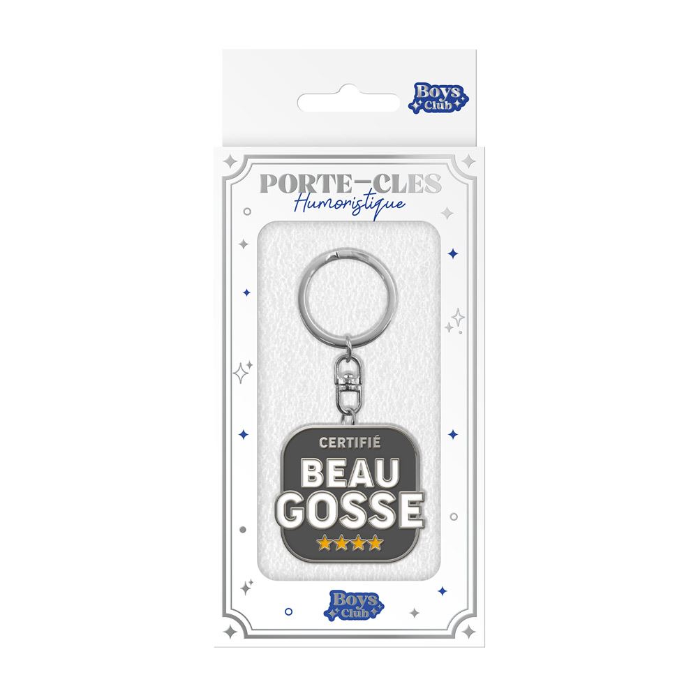 Porte cles metal humo beau gosse