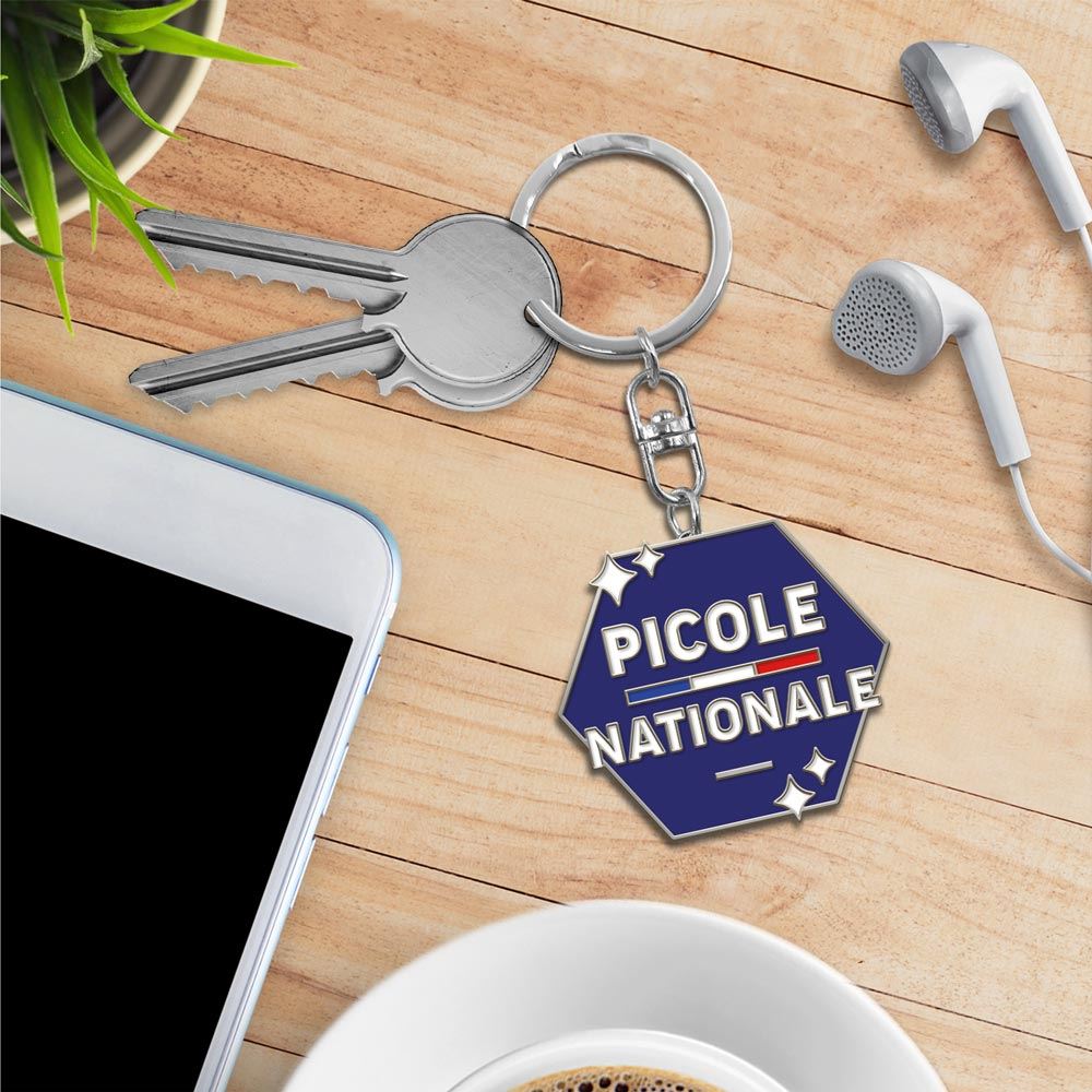Porte cles metal humo picole nationale