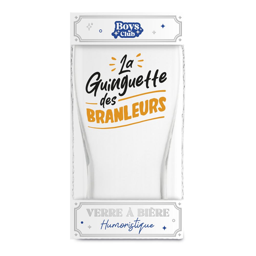 Coffret verre a biere humo guinguette des branleurs