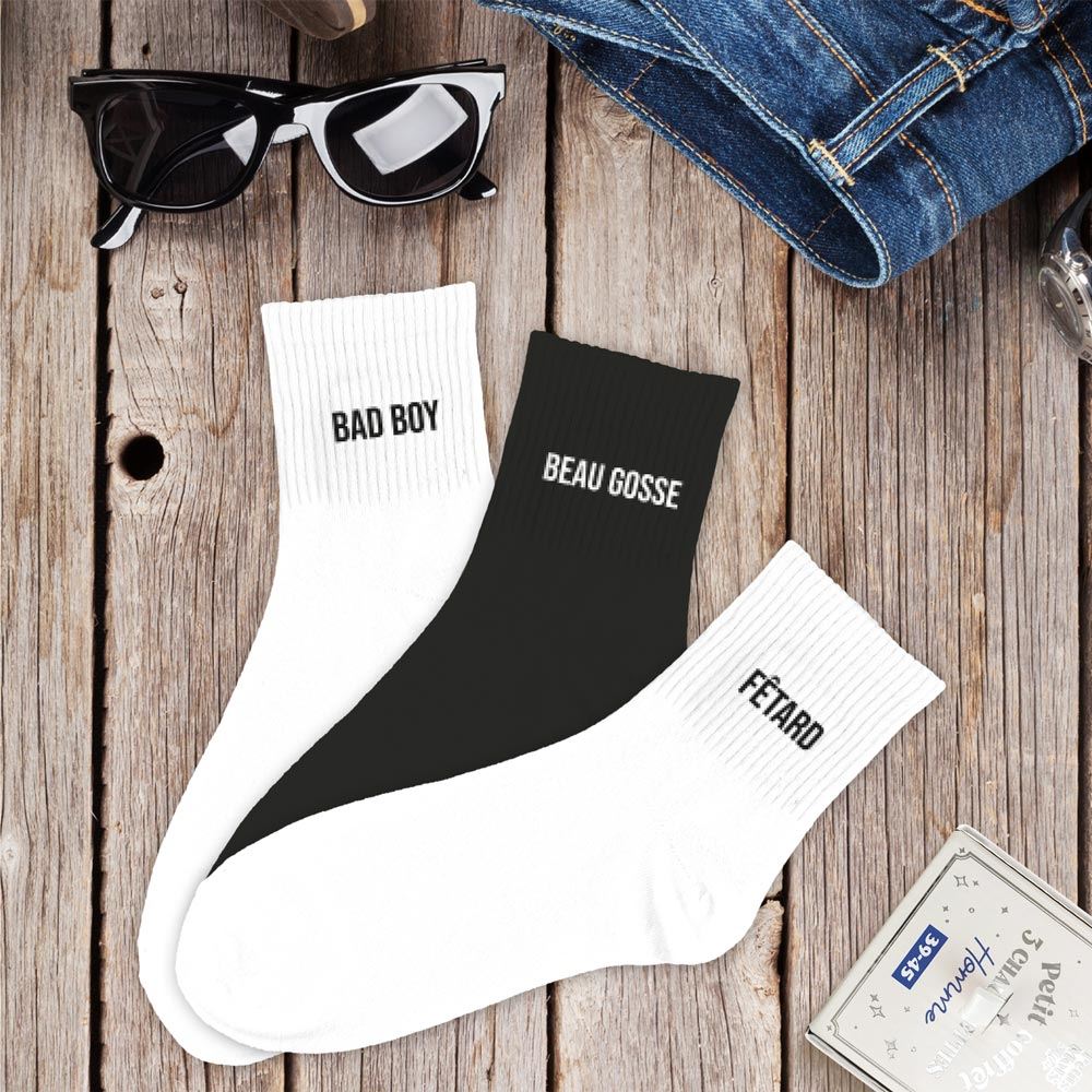 Coffret trio chaussettes homme bad boy duo