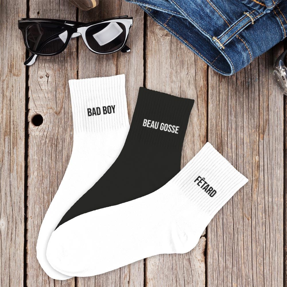 Coffret trio chaussettes homme bad boy duo