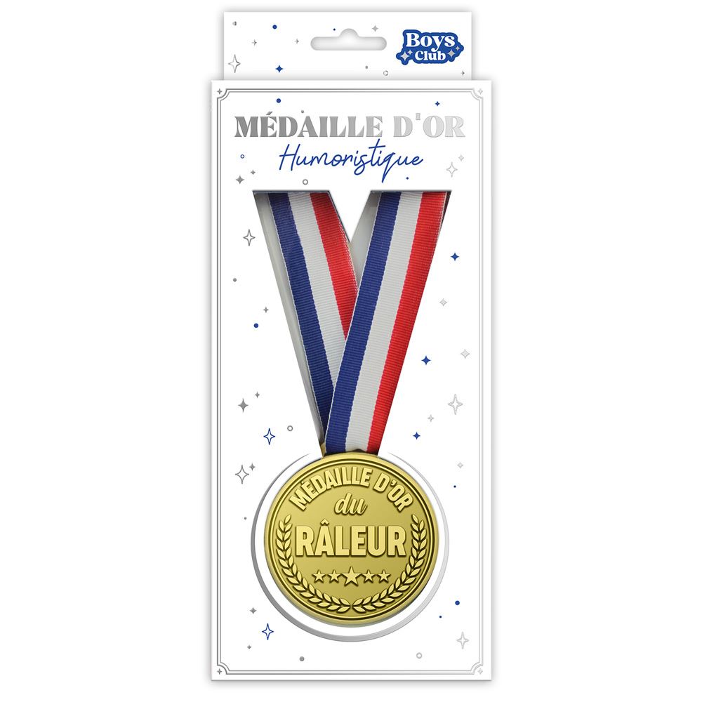 Medaille d’or  humoristique raleur