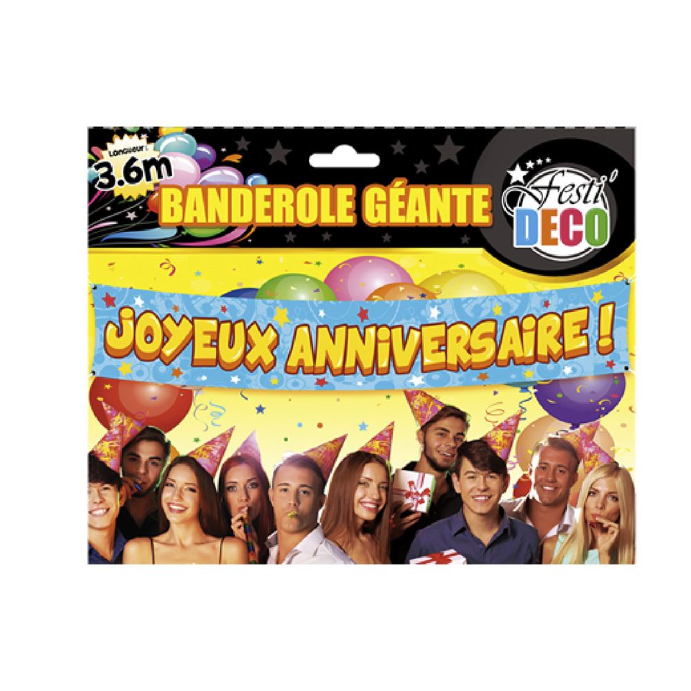 Banderole geante anniv