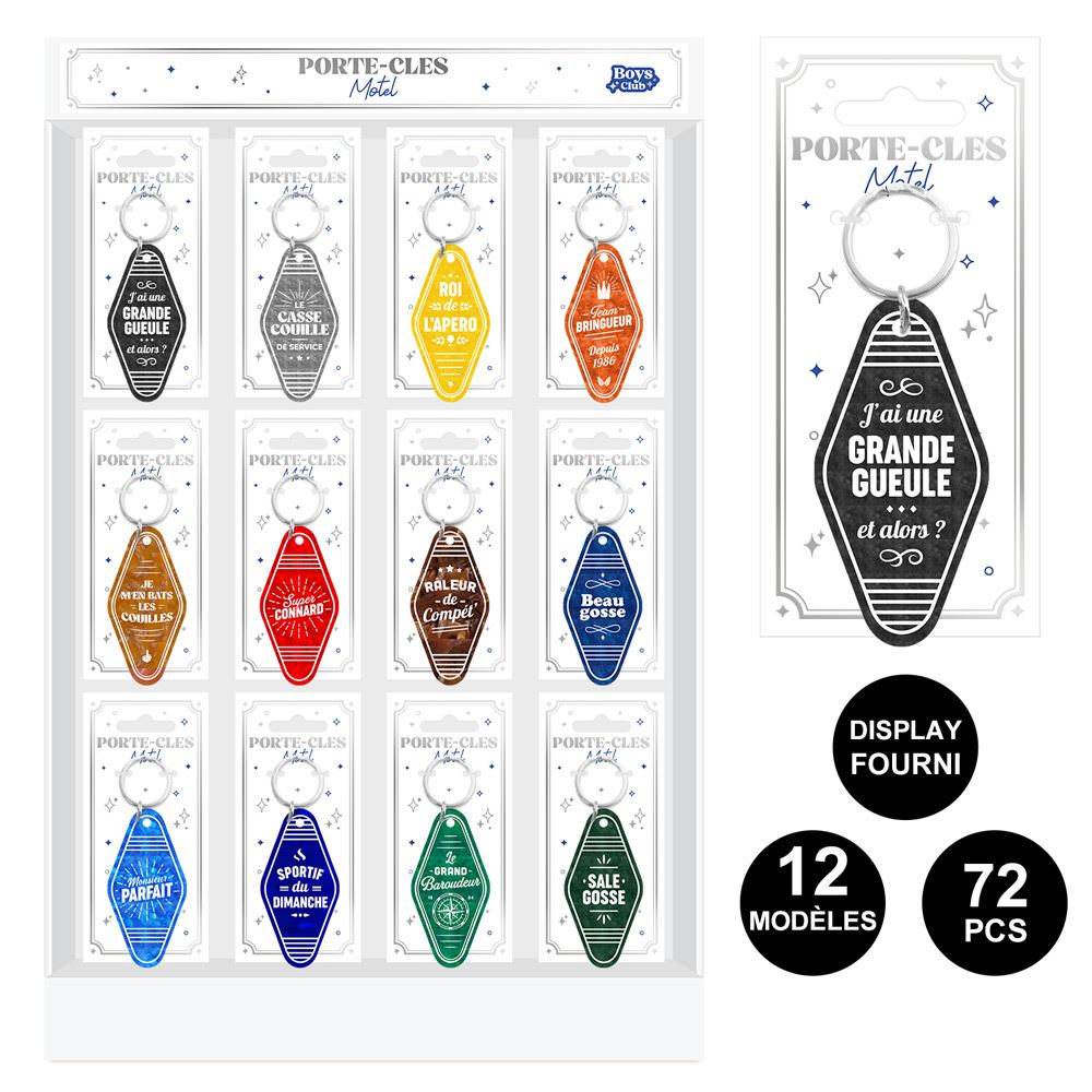 Display porte cle motel