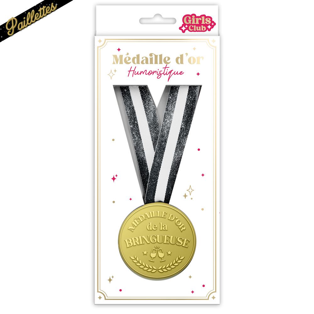 Medaille d or humoristique bringueuse