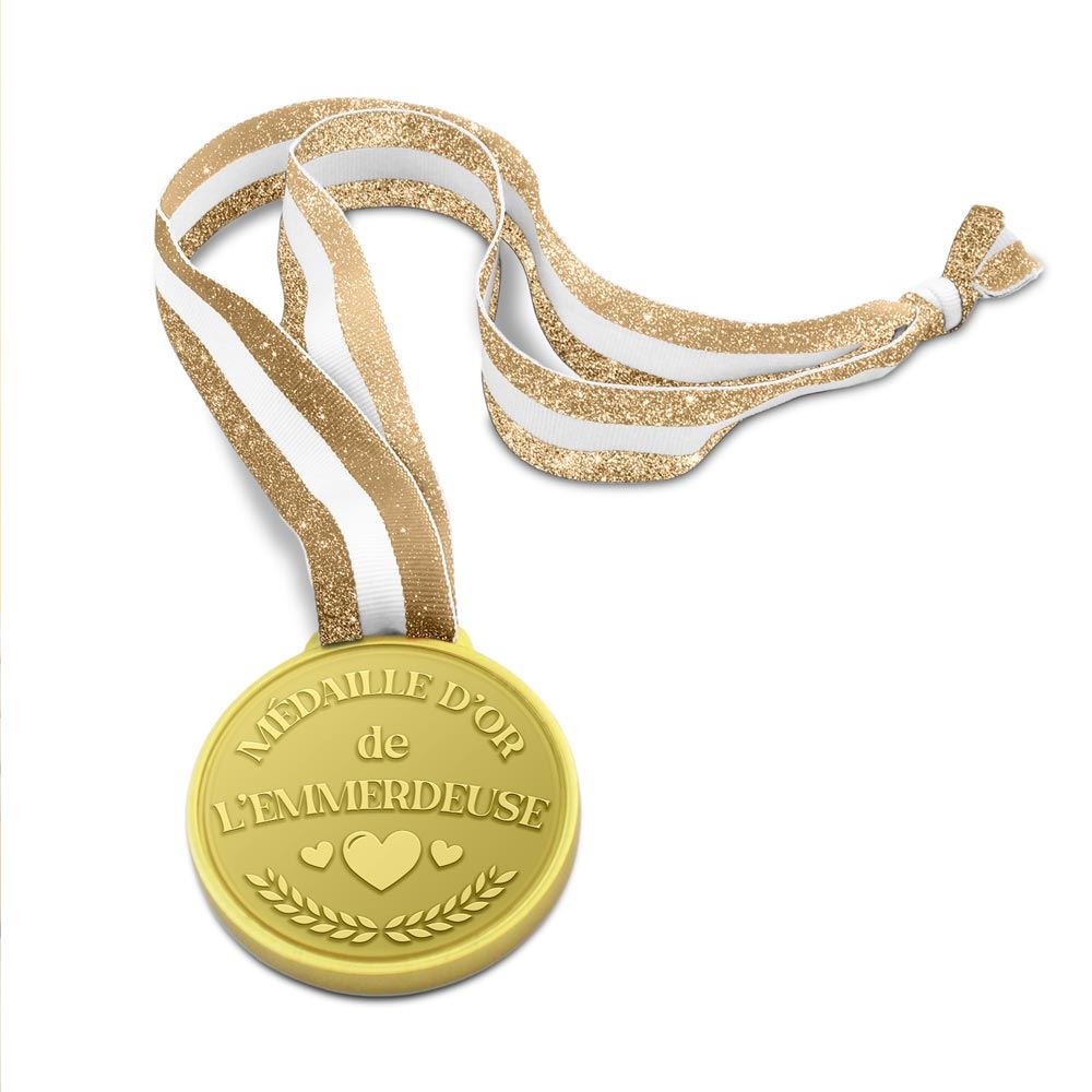 Medaille d or humoristique emmerdeuse