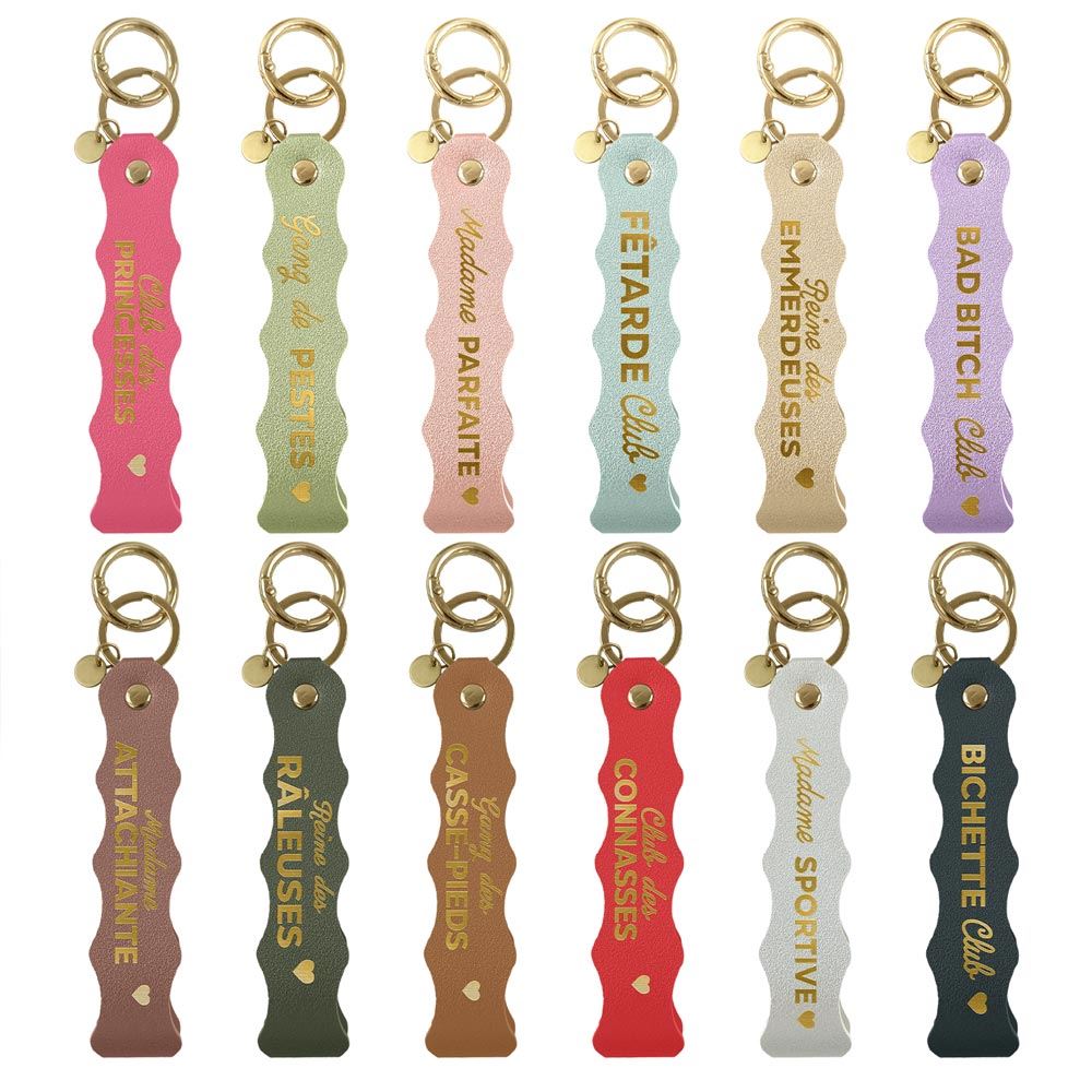 Display porte cles laniere texte 12 mods