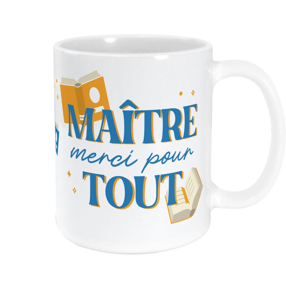 Mug maitre merci pour tout