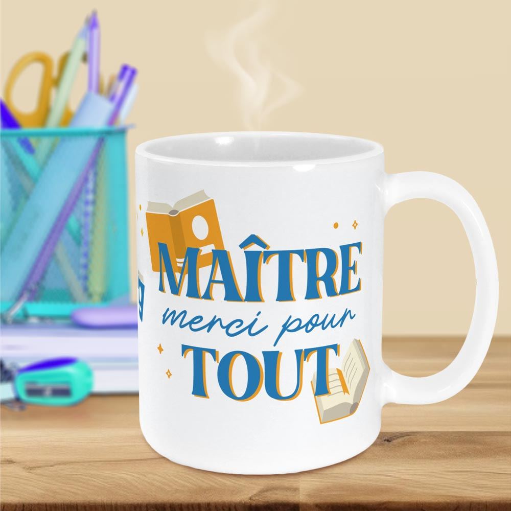 Mug maitre merci pour tout
