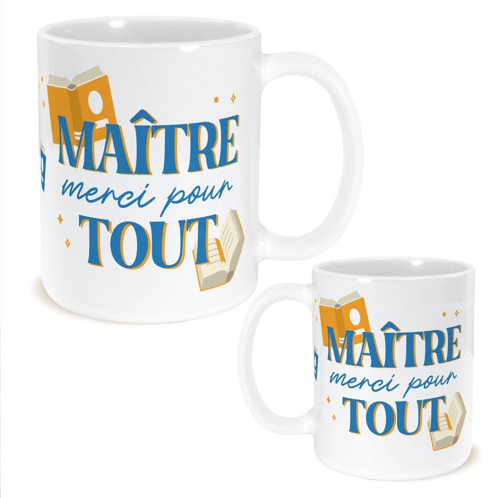 Mug maitre merci pour tout