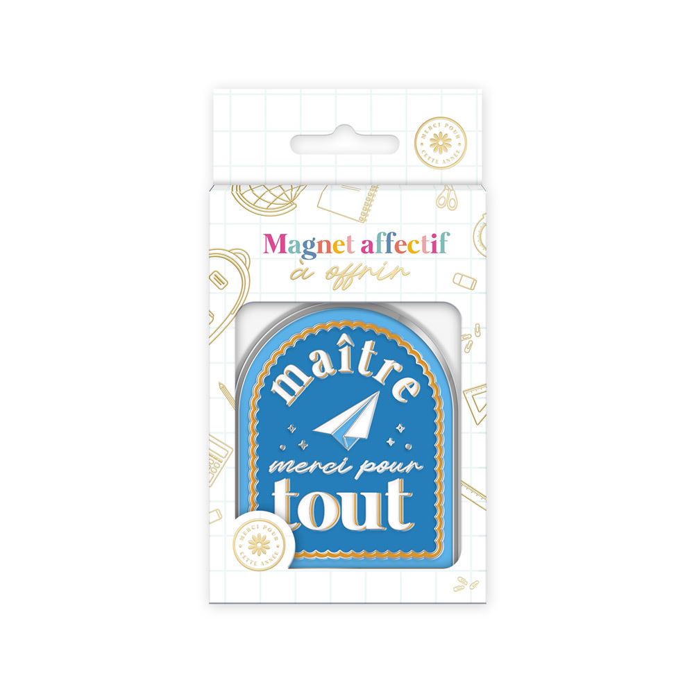 Magnet maitre merci pour tout