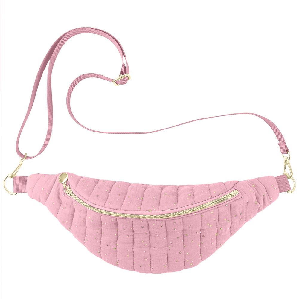 Banane gaze de coton rose