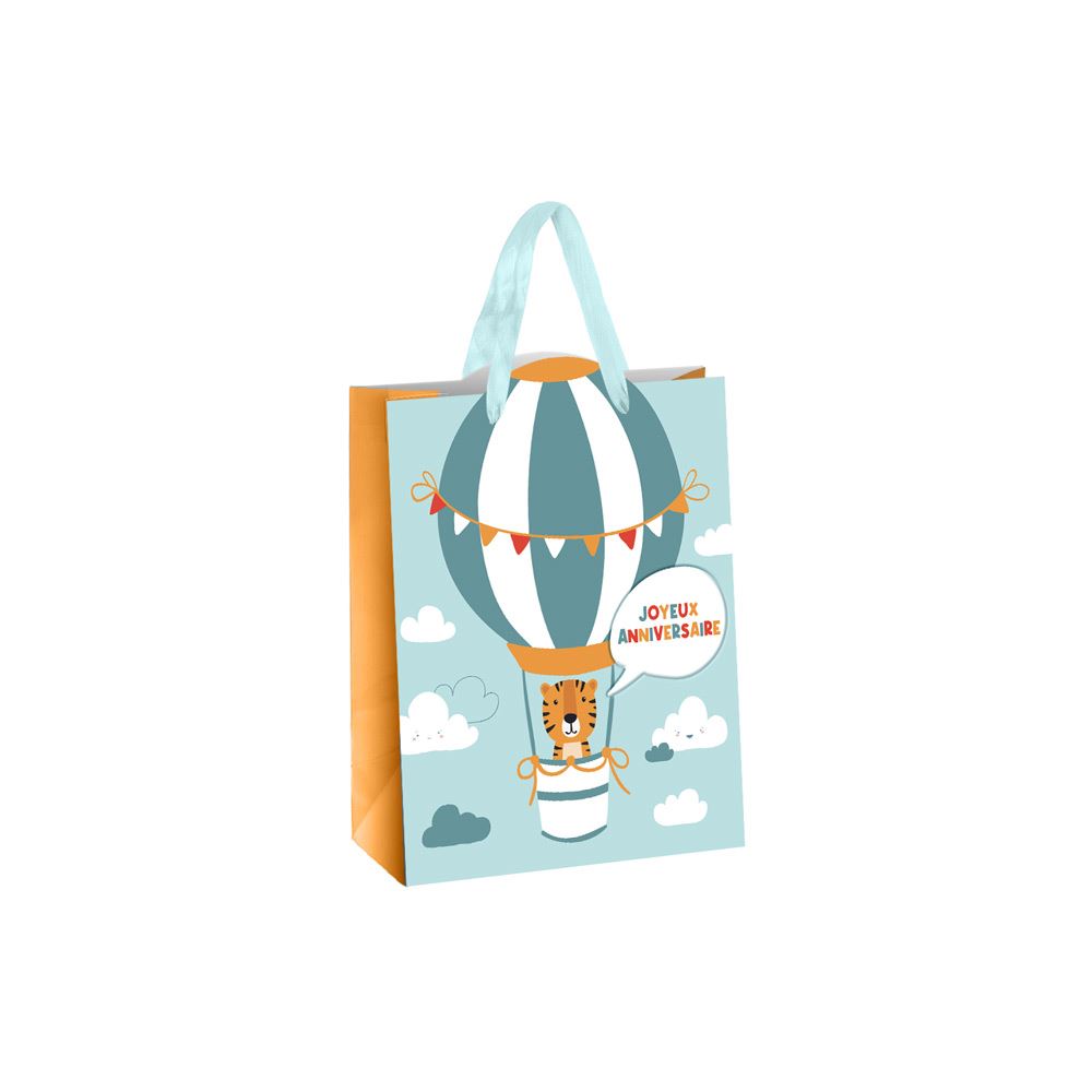 Pochette cadeau anniversaire enfant tigre pm
