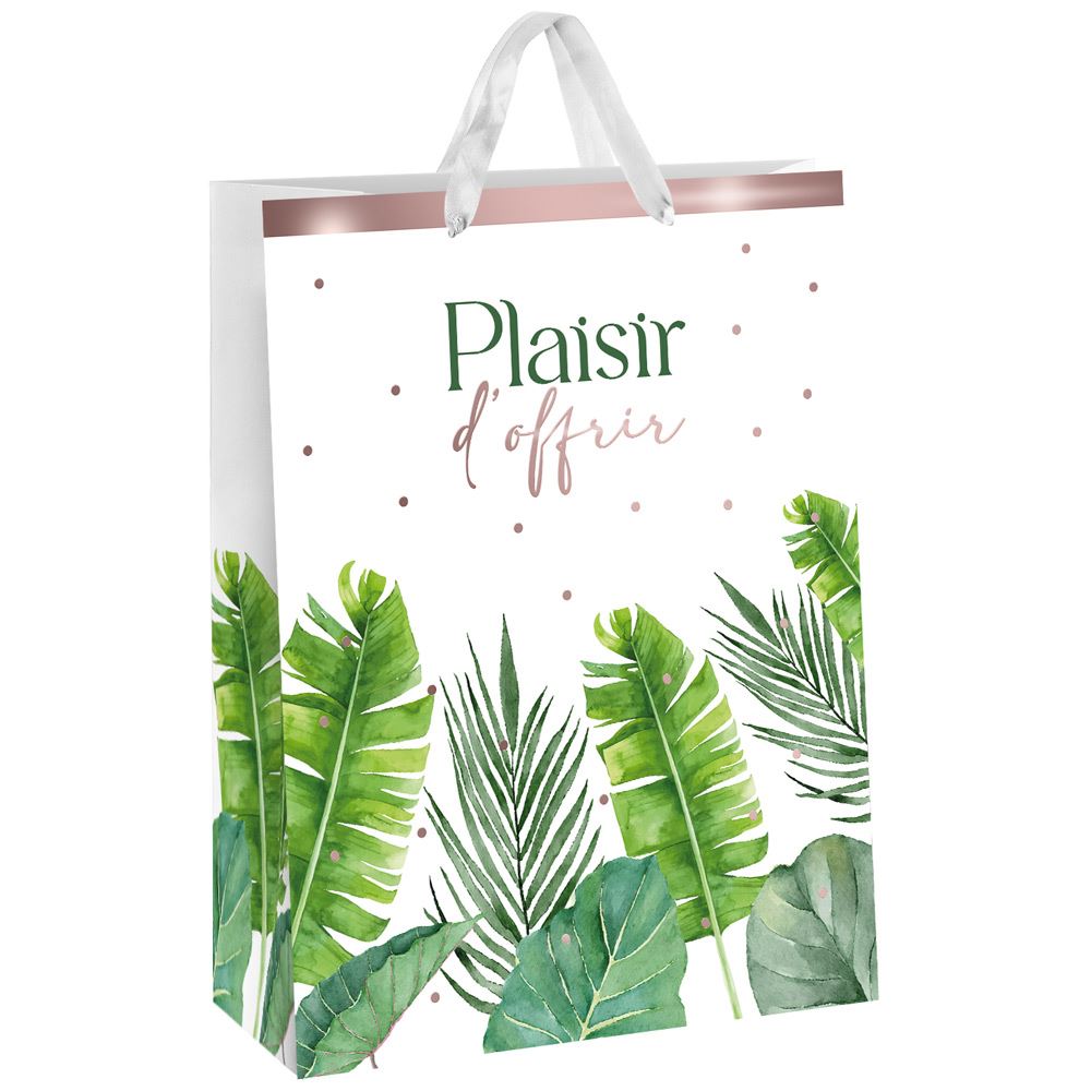 Pochette cadeau plaisir d offrir tropical gm
