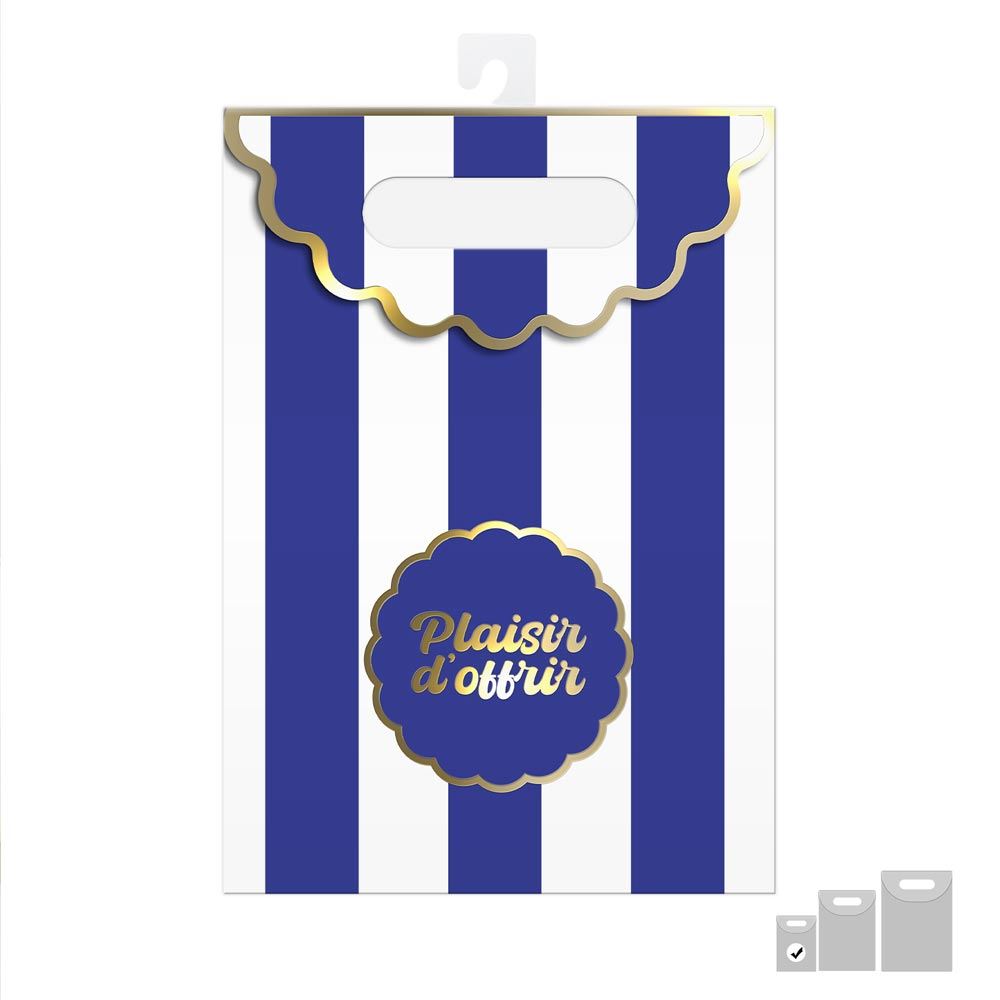 Pochette cadeau rabat plaisir d'offrir pm