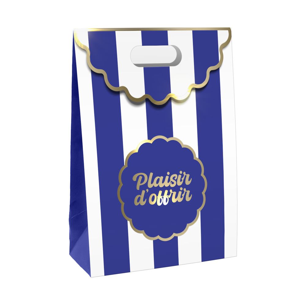 Pochette cadeau rabat plaisir d'offrir gm