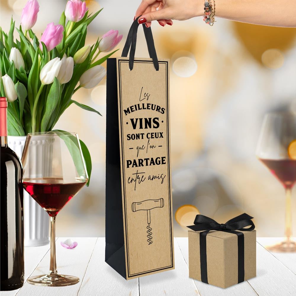 Rubrique Pochettes bouteilles vin