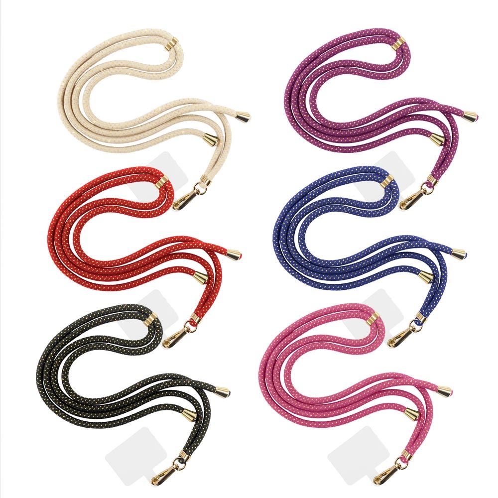 Cordons de telephone lurex 6mods