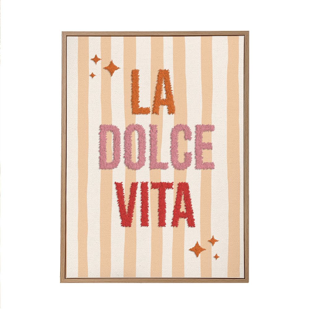 Toile tuftee la dolce vita